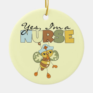 Décoration En Céramique OUI, je suis infirmière T-shirts et cadeaux