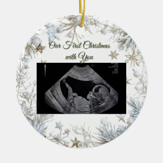 Décoration En Céramique Our Christmas Miracle | Pregnancy Ultrasound