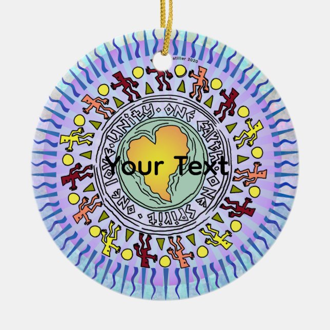 Décoration En Céramique Our Earth (Devant)