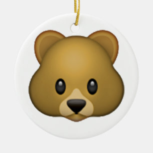Décoration En Céramique Ours - Emoji
