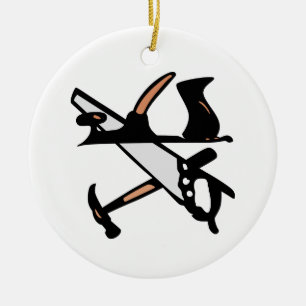 Décoration En Céramique Outils de travail du bois