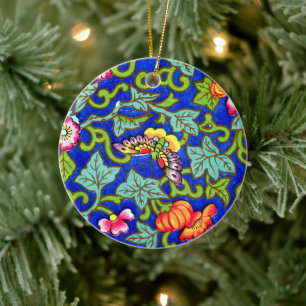 Décoration En Céramique Owen Jones Antique Papillons Orientaux