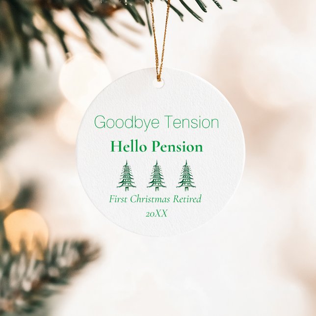 Décoration En Céramique Pagode verte Noël Arbres Retraite 1-Photo (Green Pagoda Christmas Trees Retirement 1-Photo Ceramic Ornament)