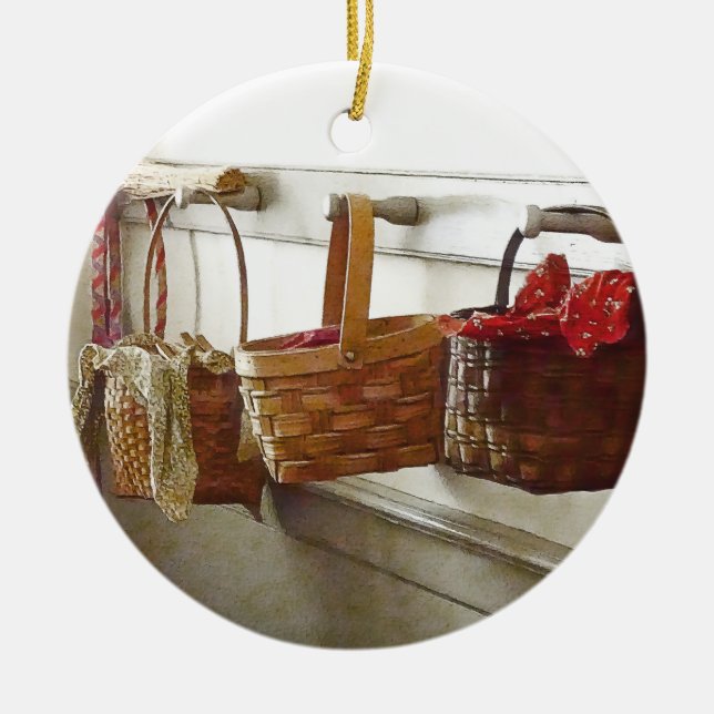 Décoration En Céramique Paniers-repas (Devant)