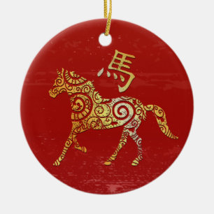 Décoration En Céramique Panneau de constellation Horoscope chinois Zodiaqu