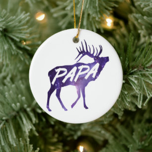 Décoration En Céramique Papa Deer