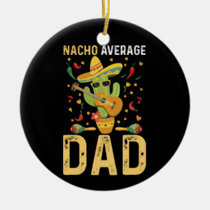 Décoration En Céramique Papa Nacho Moyen Cinco De Mayo Papa Mexicain 