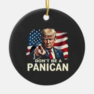 Décoration En Céramique Papas à la maison Ne soyez pas un panican Trump US