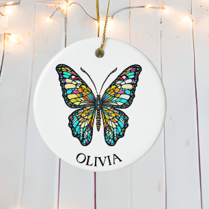 Décoration En Céramique Papillon en verre coloré personnalisé