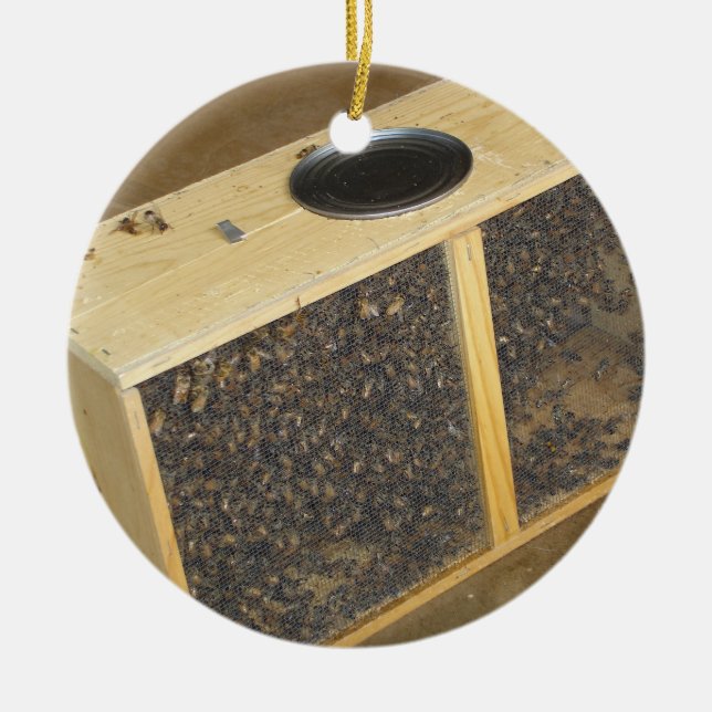 Décoration En Céramique Paquet d'abeille (Devant)