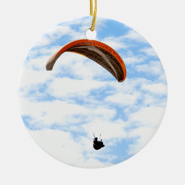 Décoration En Céramique Parapentisme dans les nuages (Devant)