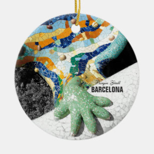 Décoration En Céramique Parc Guell de Barcelone Gaudi