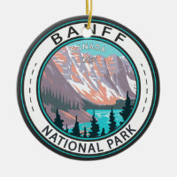 Parc national Banff Moraine Lac Vintage