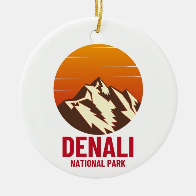 DÉCORATION EN CÉRAMIQUE PARC NATIONAL DU DENALI (Devant)