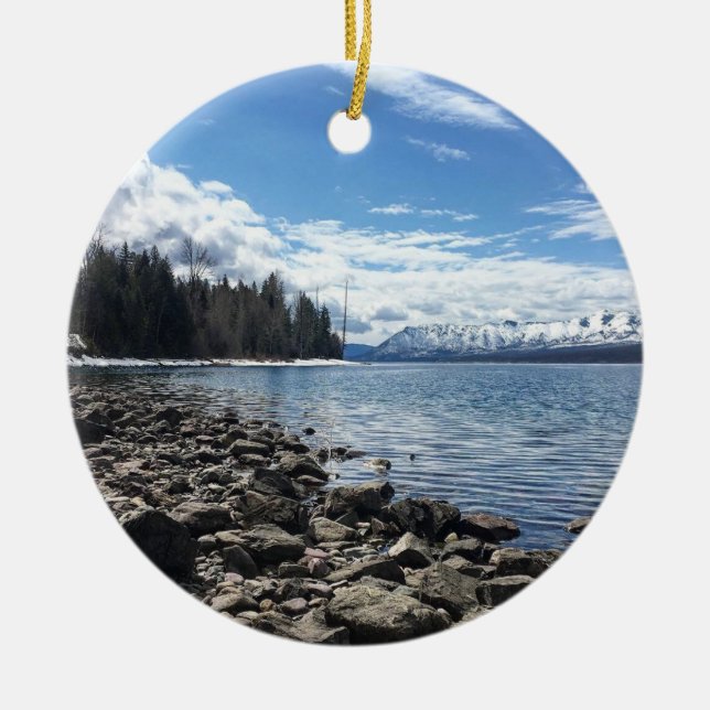 Décoration En Céramique Parc national du Glacier du Montana (Devant)