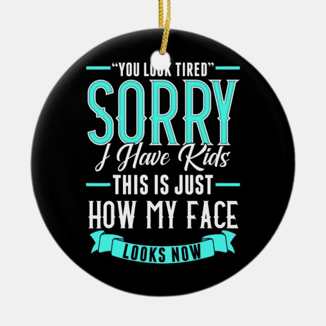 Décoration En Céramique Parent inspiré Parent Parent apparenté Papa Design (Devant)