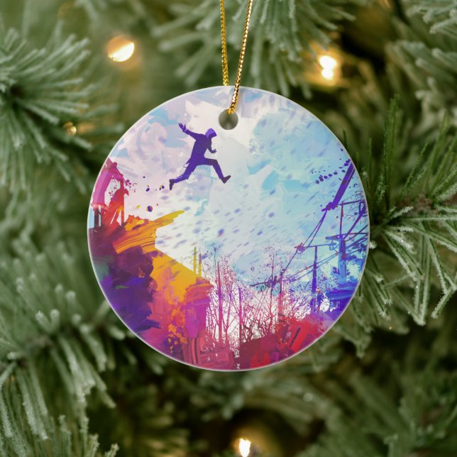 Décoration En Céramique Parkour Urban Free Running Décoration céramique (Arbre)