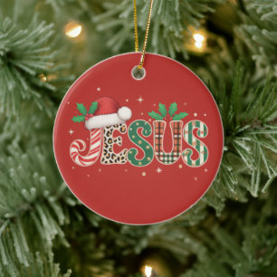 Décoration En Céramique Parole religieuse chrétienne de Jésus Foi Verset d