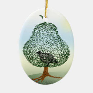 Décoration En Céramique Partrium Dans Un Arbre À Ours Noël
