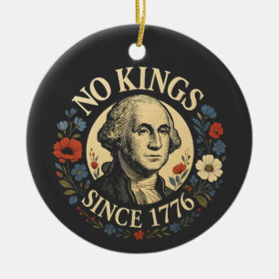 Décoration En Céramique Pas de roi depuis 1776 Protestation de la démocrat