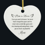 Décoration En Céramique passed away missing my mom in heaven Birthday<br><div class="desc">Birthday gift for Mom in Heaven Quotes From Daughter,  son Remembering mom in heaven and A letter to my mom in Heaven Sayings qoute,  heavenly birthday mom presents</div>