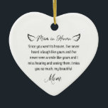 Décoration En Céramique passed away missing my mom in heaven Birthday<br><div class="desc">Birthday gift for Mom in Heaven Quotes From Daughter,  son Remembering mom in heaven and A letter to my mom in Heaven Sayings qoute,  heavenly birthday mom presents</div>