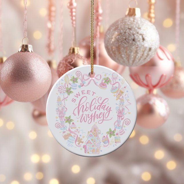 Décoration En Céramique Pastel Treats | Sweet Holiday Wishes (Créateur téléchargé)