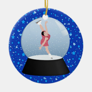 Décoration En Céramique Patinage sur glace - SRF