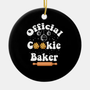 Décoration En Céramique Pâtissier officiel pour les amoureux des cookies d