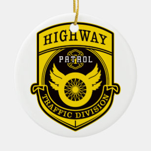 Décoration En Céramique Patrouille de route