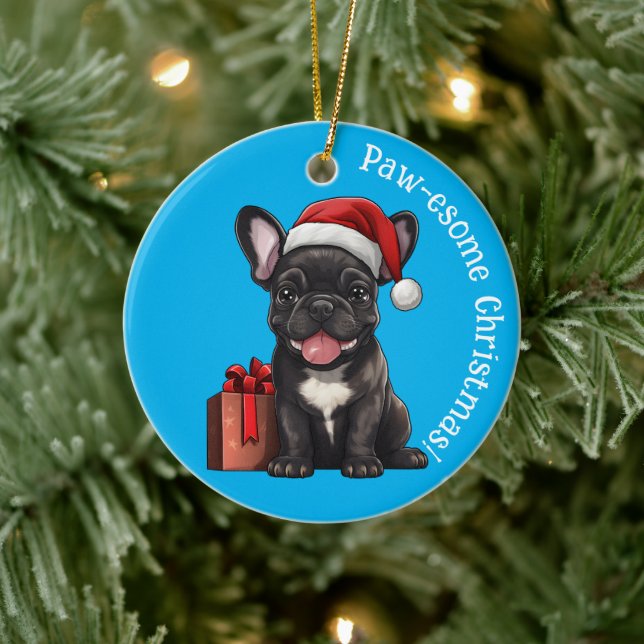 Décoration En Céramique 😍Paw-ome Douce Frenchie chiot (Arbre)