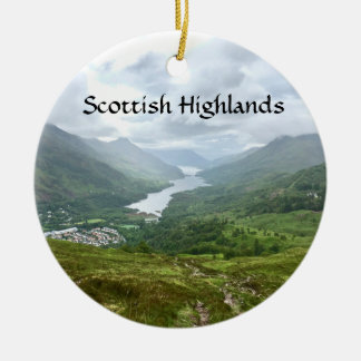 Décoration En Céramique Paysage de Loch Leven dans les Highlands écossais