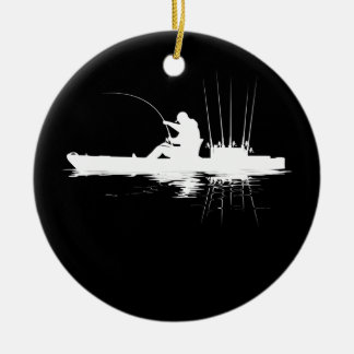 Décoration En Céramique Pêcheur Kayak Pêcheur Pêcheur Pêcheur Pêcheur Kaya
