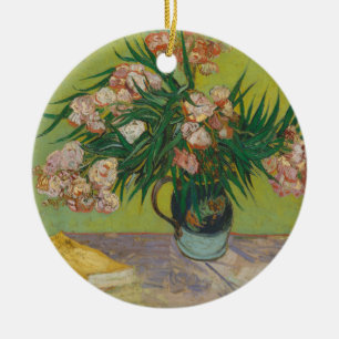 Décoration En Céramique Peinture de fleur d'oléandre de Vincent Van Gogh