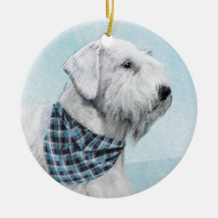 Décoration En Céramique Peinture Sealyham Terrier - Cute Original Chien Ar