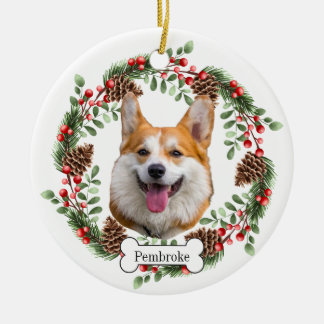 Décoration En Céramique Pembroke Welsh Corgi chien