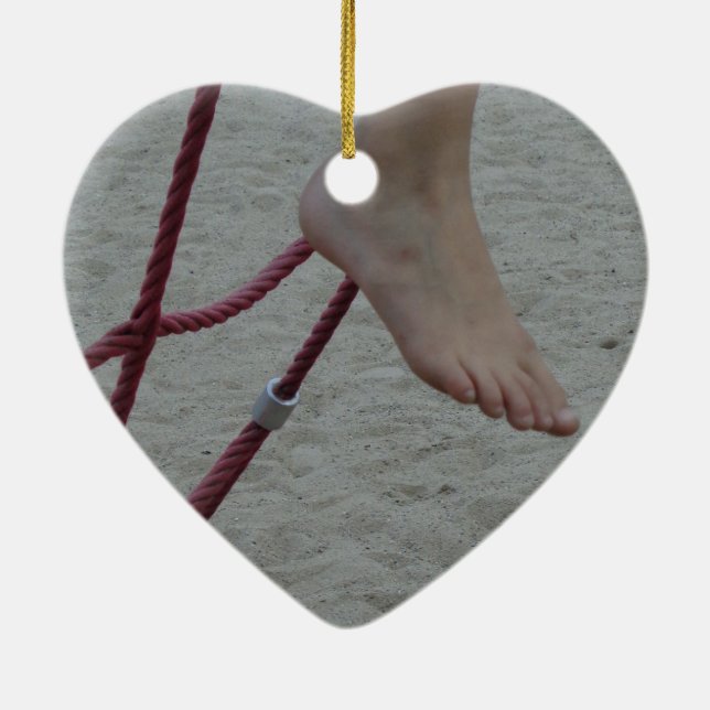 Décoration En Céramique pendaison pied escalade cadre pieds terrain de jeu (Dos)