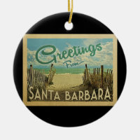 Père Noël Barbara Beach Vintage voyage