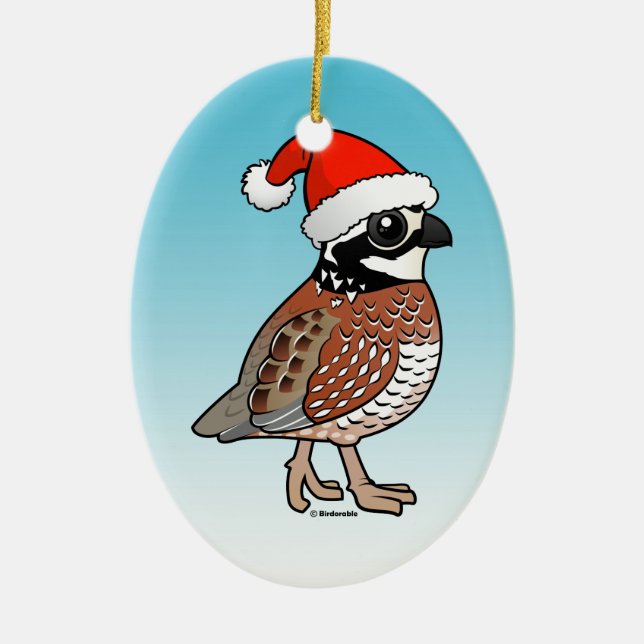 Décoration En Céramique père Noël Bobwhite (Devant)