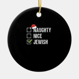 Décoration En Céramique Père Noël juif méchant gentil Noël