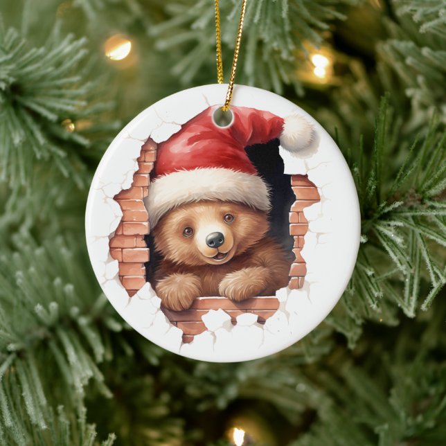 Décoration En Céramique Père Noël Paws (Arbre)