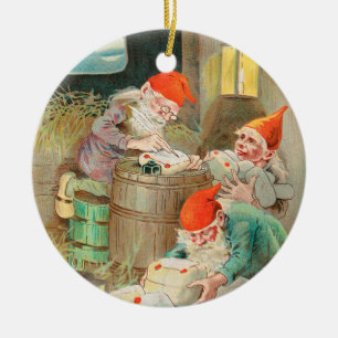 Décoration En Céramique Père Noël suédoise de Noël (par Jenny Nyström)