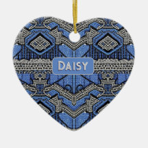 Perles Art Déco Blue & Silver des années 1920 - aj