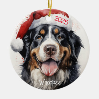 Décoration En Céramique Personalized Bernese Mountain Dog Ornament