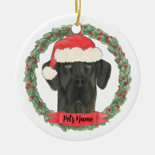 Décoration En Céramique Personalized Black Great Dane