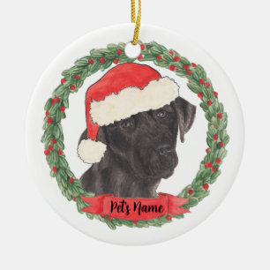 Décoration En Céramique Personalized Black Labrador