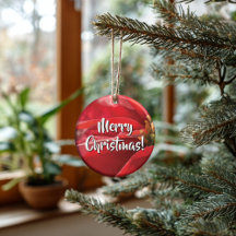 Personalized Poinsettia Christmas