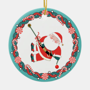 Décoration En Céramique Personalized Rock Climbing Holiday Gift