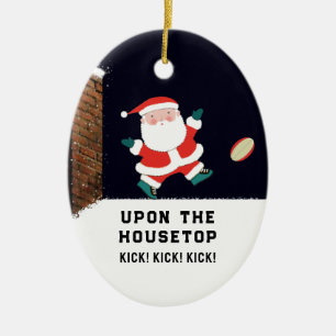 Décoration En Céramique Personalized Rugby Collectible Ceramic Ornament