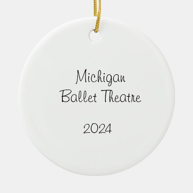 Décoration En Céramique Personnalisable Nutcracker Party Boy/Fritz/Party D (Devant)